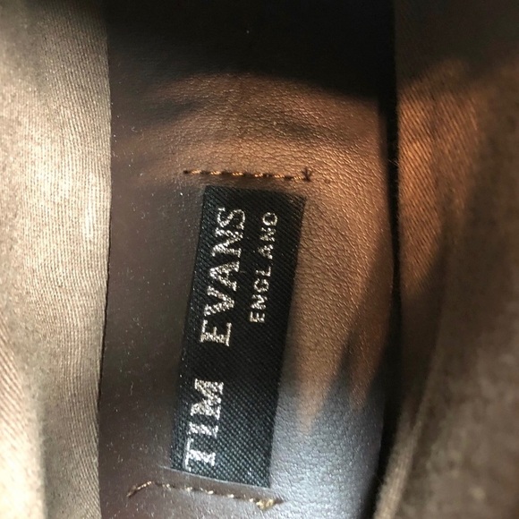 TIM EVANS• DARK BROWN LACE UP BOOTS - Picture 5 of 8